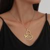 Custom Letter Name Necklace Stainless Steel Minimalist Pendant Personalized Gift