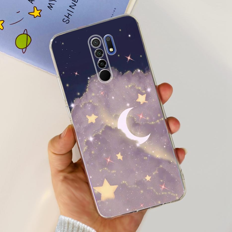 For Xiaomi Redmi 9 Case Stylish Painted Fundas 6.53'' Soft Silicone Phone Case For Xiaomi Redmi 9 Prime Redmi9 Back Cover Bumper