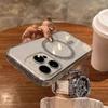 Luxury Glitter for Magsafe Magnetic Phone Case for 17 16 15 14 12 13 15 Pro Max Plus 17 Air Wireless Charging Soft Cover