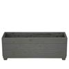 Welcome Wood Large Wooden Planter EPWD90-UB Color Is Amber Brown Outdoor
