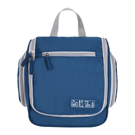 Yousheng Travel Toiletry Bag Cosmetic Organizer with Hanging Hook 2 Side Pockets Waterproof Portable Makeup Bag for Business Trips Overnight Stays