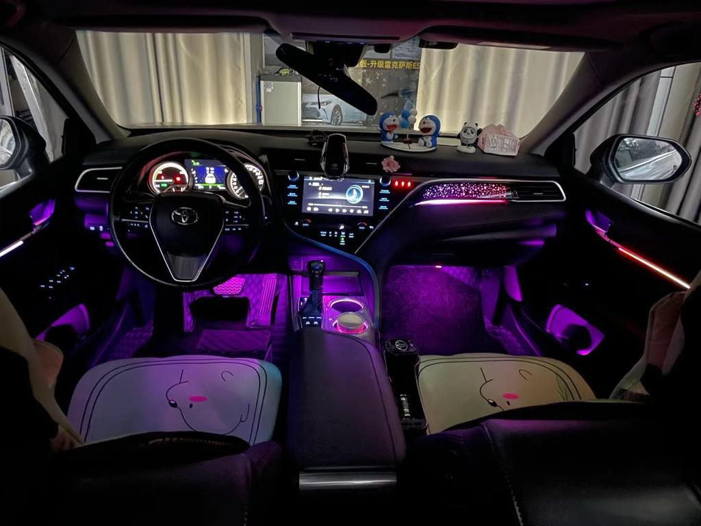 Ambient Lighting Kit For 2018–2025 Toyota Camry 1:1 OEM Mold Vehicle-Specific Fit Support App Control & Dedicated Button Control