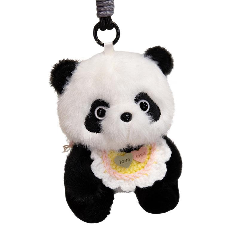 Cute Cute Animal Panda Penguin Pendant Plush Toy Doll Girl Bag Keychain Pendant Cloth