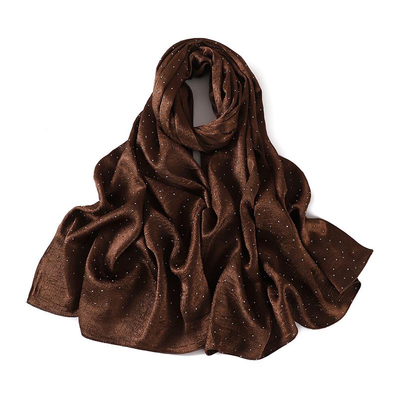 Muslim Chiffon Solid Color Hijab Scarf For Women Hijabs Scarves Squane Head Wrap Jersey Hijabs Islamic Turban Headband Shawl