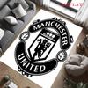 Tappeto Man Utd per Soggiorno Camera da Letto Casa Decorazione Divano, Tappetino Antiscivolo per Giochi Bambini