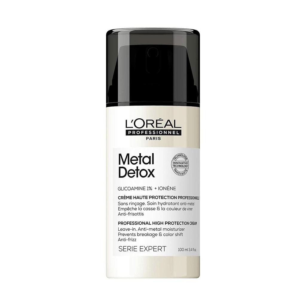 L'Oreal Professionnel, Serie Expert Metal Detox, Hair Leave-In Cream Treatment, Anti-Metal, 100 Ml
