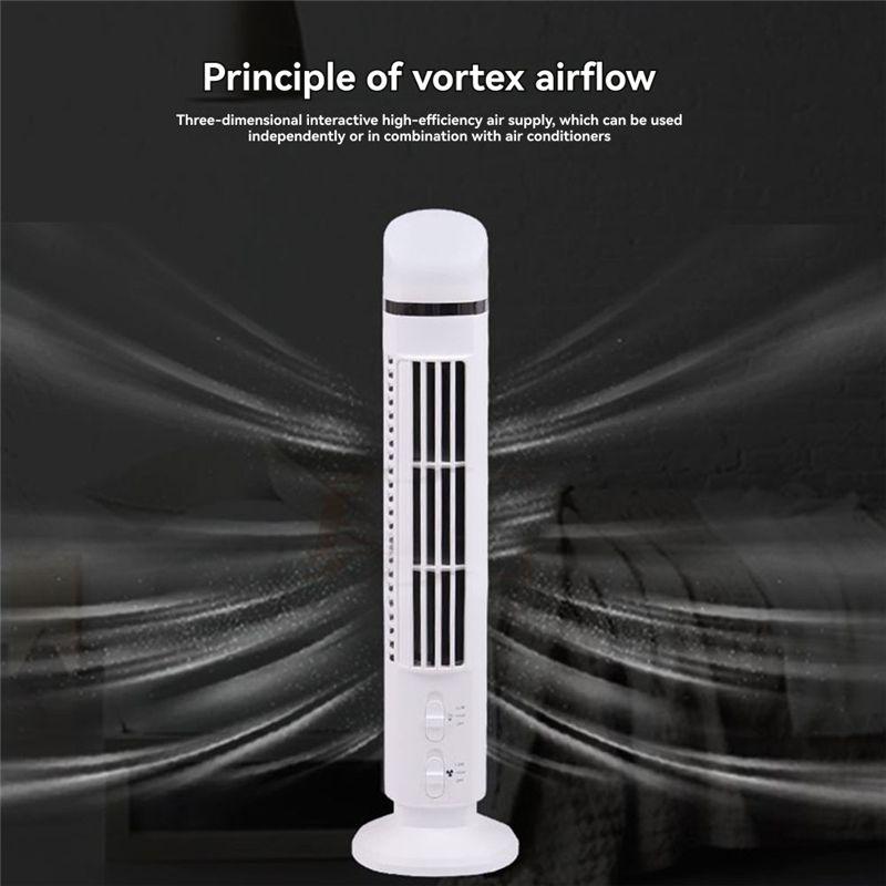 M04K LED Turmventilator 2 Geschwindigkeiten Stand-Turmventilator Tragbarer Elektrischer Bodenventilator für Wohnzimmer Schlafzimmer Schwarz
