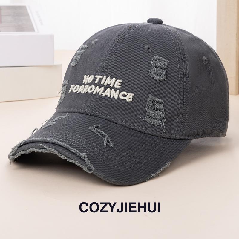 Washed Baseball Cap Embroidered Faith Cross Vintage Distressed Dad Hat Adjustable Unisex Outdoor Sun Protection