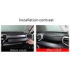 Matte Black Central Dashboard Panel Trim Cover For Toyota Tundra/Sequoia -24