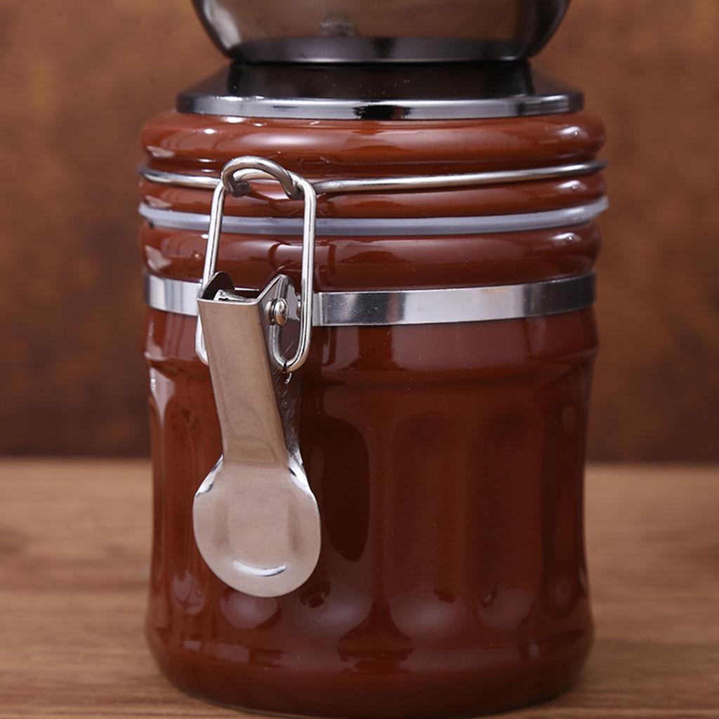 Classical Manual Coffee Grinder with Ceramic Burrs Coffee Mill for Consistent Grinder Suitable for Home and Outdoor Use