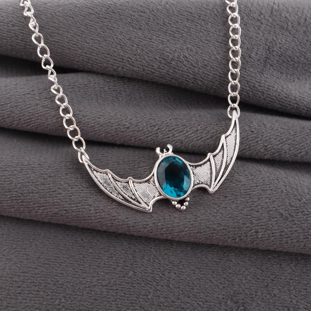 Apatite Gemstone Jewelry, 925 Solid Sterling Silver Pendant Handmade Gorgeous Silver Jewelry For Wedding Gift