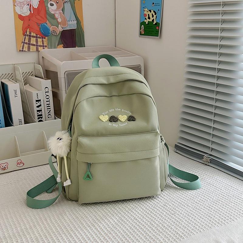 Schoolbag new junior high school high school primary school schoolbag girl high value simple travel large capacity Korean version ins backpack