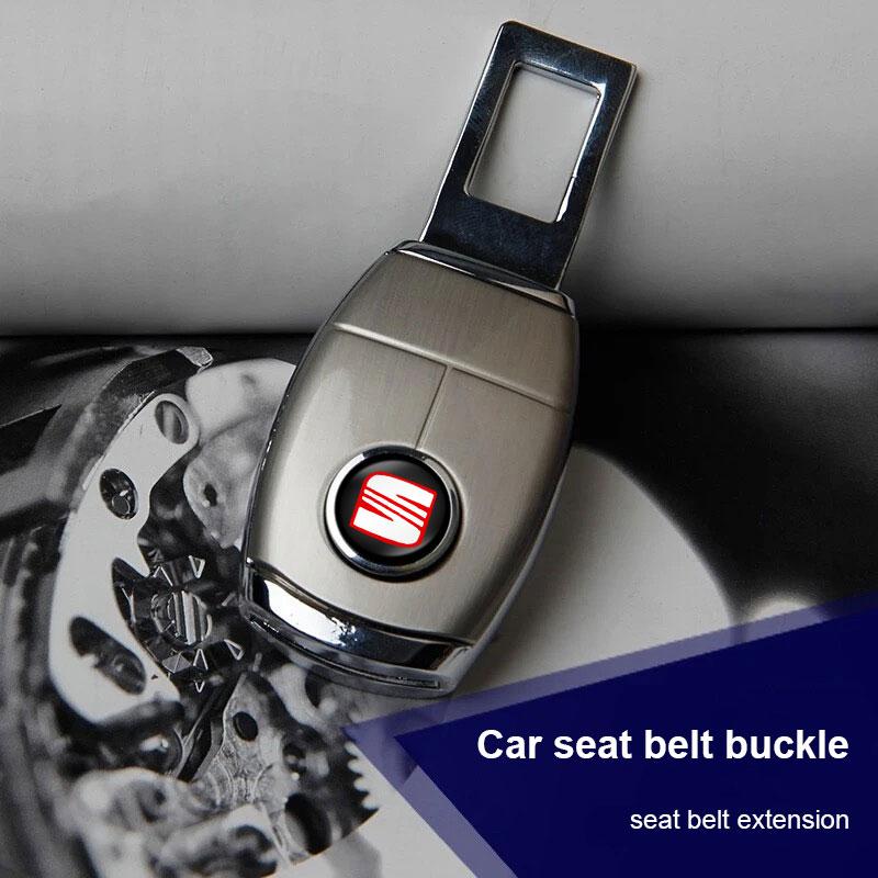 1/2PCS Car Seat Belt Clip Extension Plug Buckle Car Accessories for Seat Alhambra FR Leon Altea Ibiza Toledo Cordoba Arona 5 6 MII