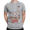 Serotoninmolekül Wissenschaft Humor Lustig Chemie Wissenschaft Herren T-Shirts #BAL
