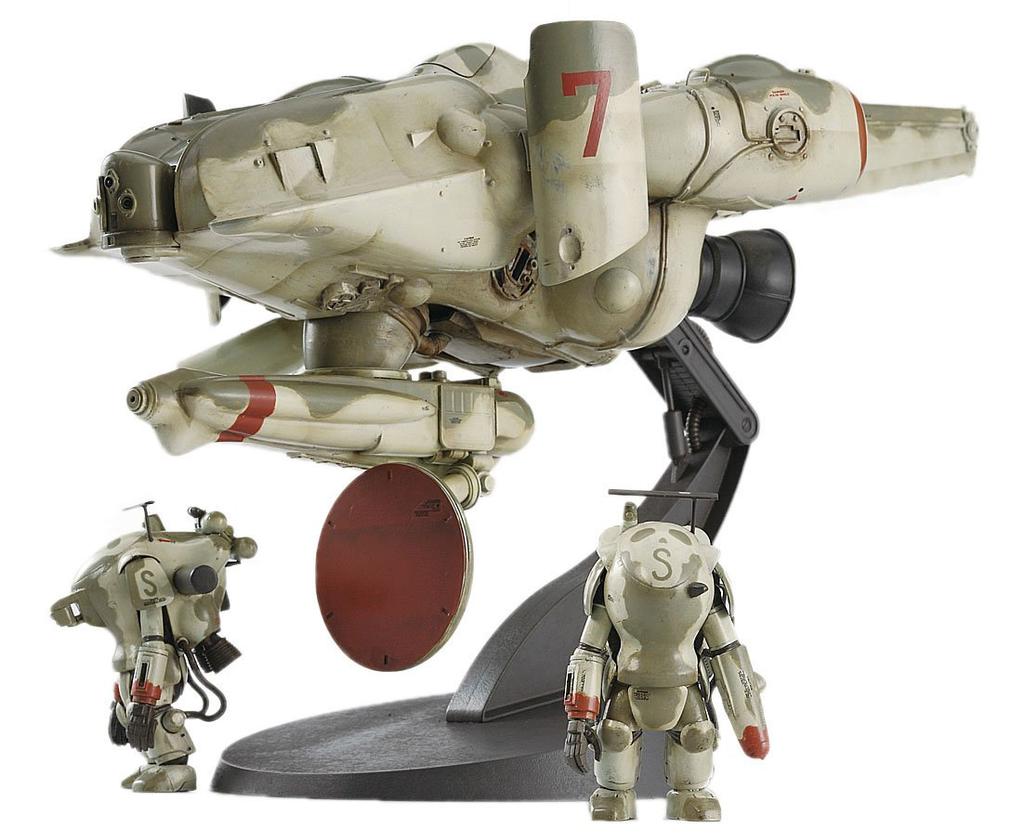 Hasegawa Maschinen Krieger Lunar Diver Stingray Scale Plastic Model Kit MK03 1/35