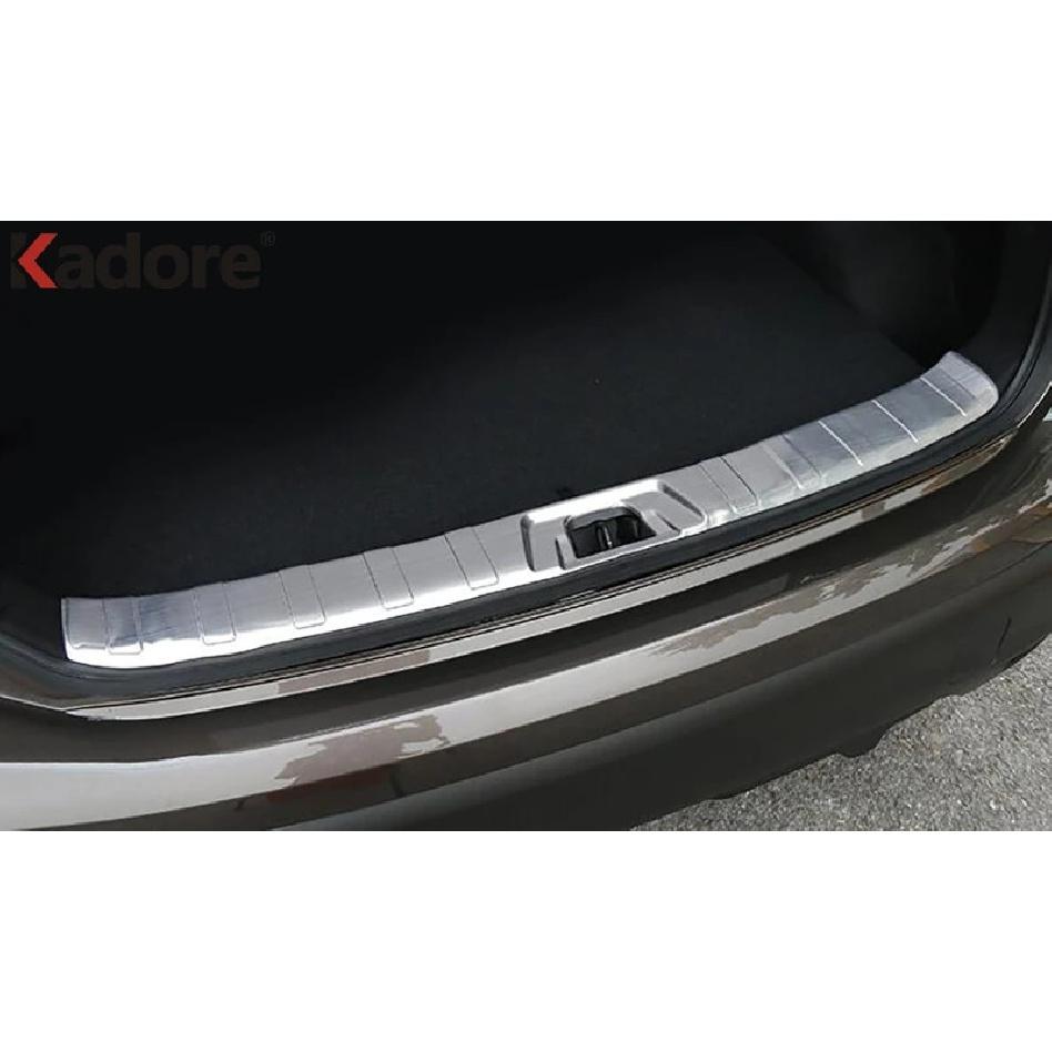 Rear Trunk Bumper Cover Trim For Nissan Qashqai J11 2014-2016 2017 2018 Steel Car Tailgate Door Sill Plate Guard Accessories