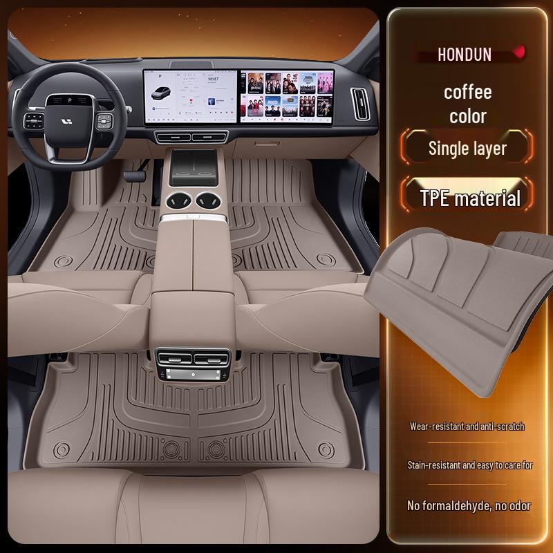 Ideal i6 TPE Floor Mats 2025: New Car Interior Carpet for Five-Seater