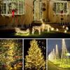 100 LED Solar Fairy Waterproof Copper Wire String Lights 8 Modes Christmas Party Garland Solar Lamp for Outdoor Garden Wedding