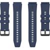 Silicone Strap 22mm Universal, Navy Blue