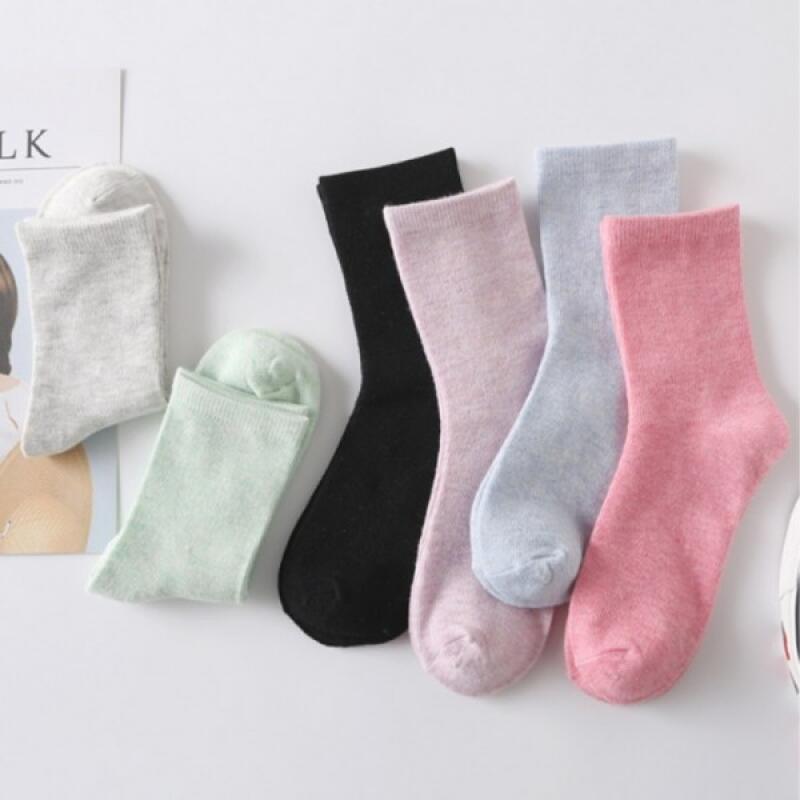 Women s Premium Long Socks Type A black