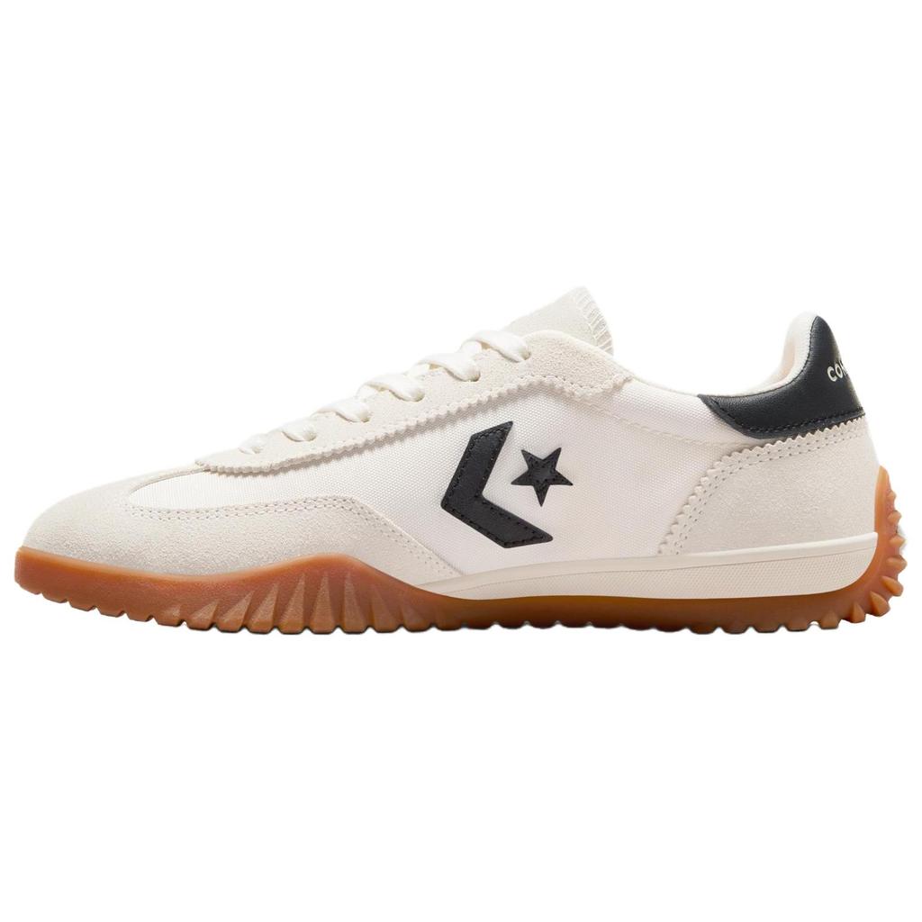 Converse Run Star Trainer Egret Schwarze Unisex-Sneakers Creme Honig A08262C