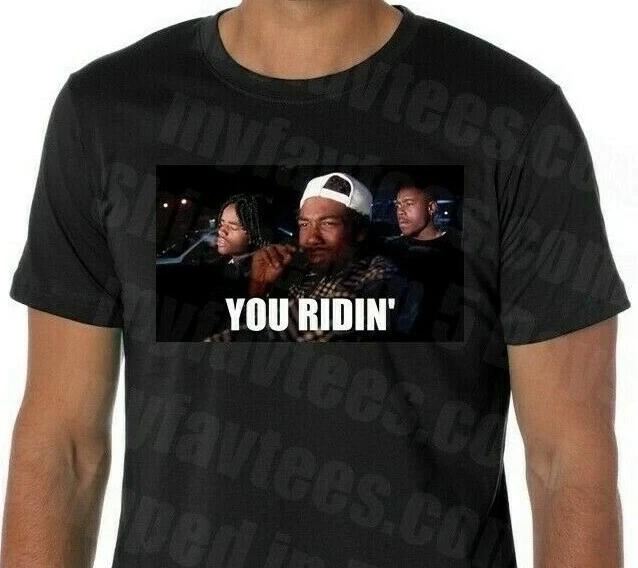 Menace II Society Larenz Tate O Dog MC Eiht Caine You Ridin T shirt M