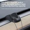 Silicone Car Phone Holder Black Hands-Free GPS Organizer Secure Grip No Trace Installation Dashboard Rack for Model 3/Y Car Use