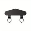 Mobile Phone Lanyard Fixed Thin Back Patch Stainless Steel Clip Double Ear Metal Gasket Anti-loss Phone Hanging Rope Connection Piece