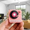Stylish Retro Turntables Music Player Keychain Music Box Birthday Gift for Trendsetters and DJ Musics Enthusiasts