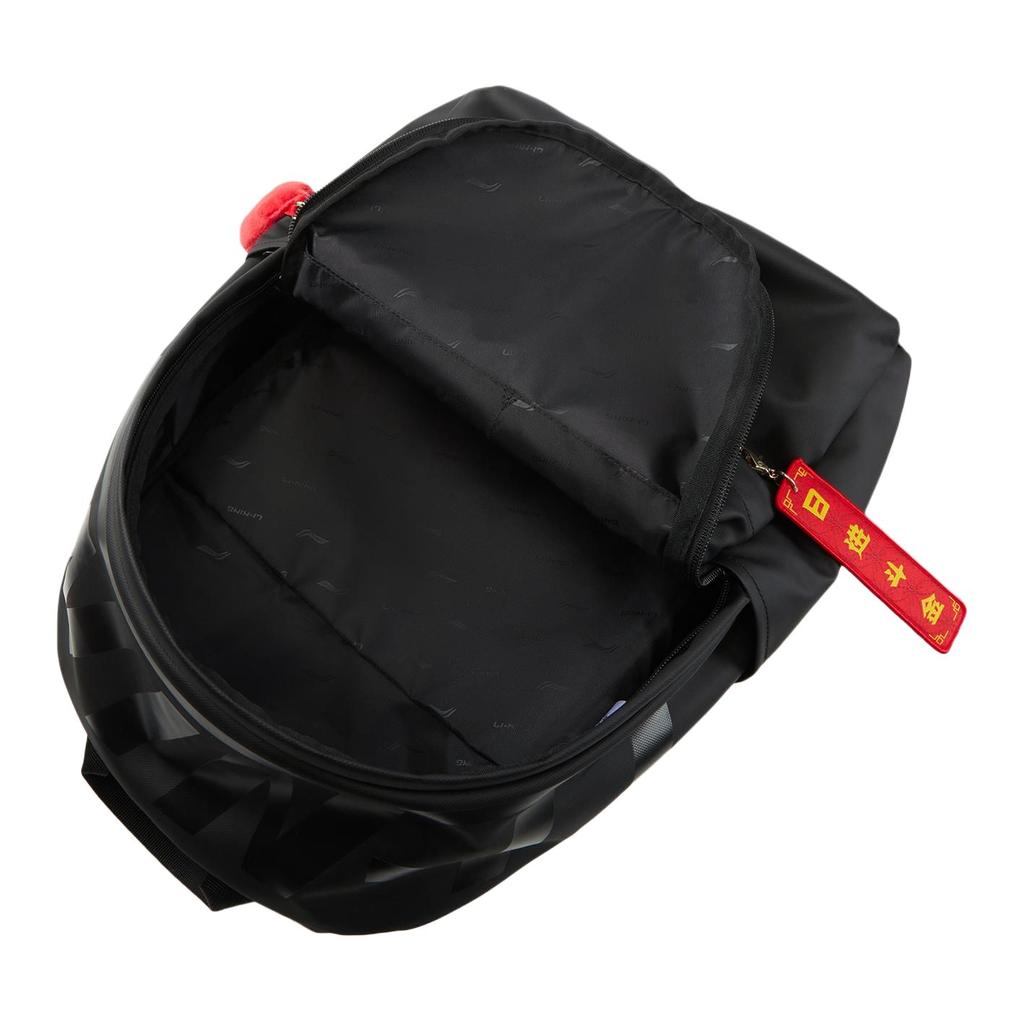 New LiNing Rijin Doujin Collection Polyurethane Backpack Unisex Black ABSV005-1