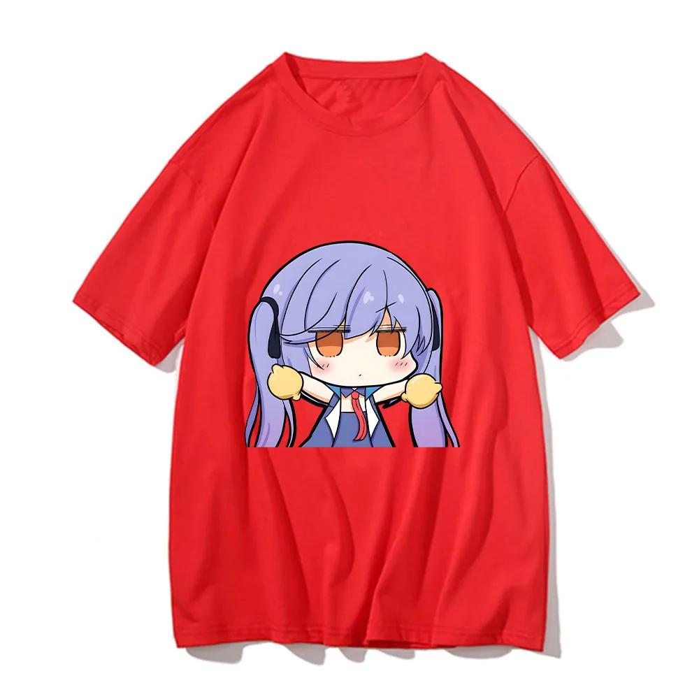 

Azur Lane Essex Kawaii Cartoon Graphic Print T-shirt Men Harajuku Aesthetic Tops Blouse New Korean Y2k Tee Female Clothes XXL червоний
