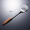 ZISIZ 304 Stainless Steel Spatula with Sapele Wood Handle