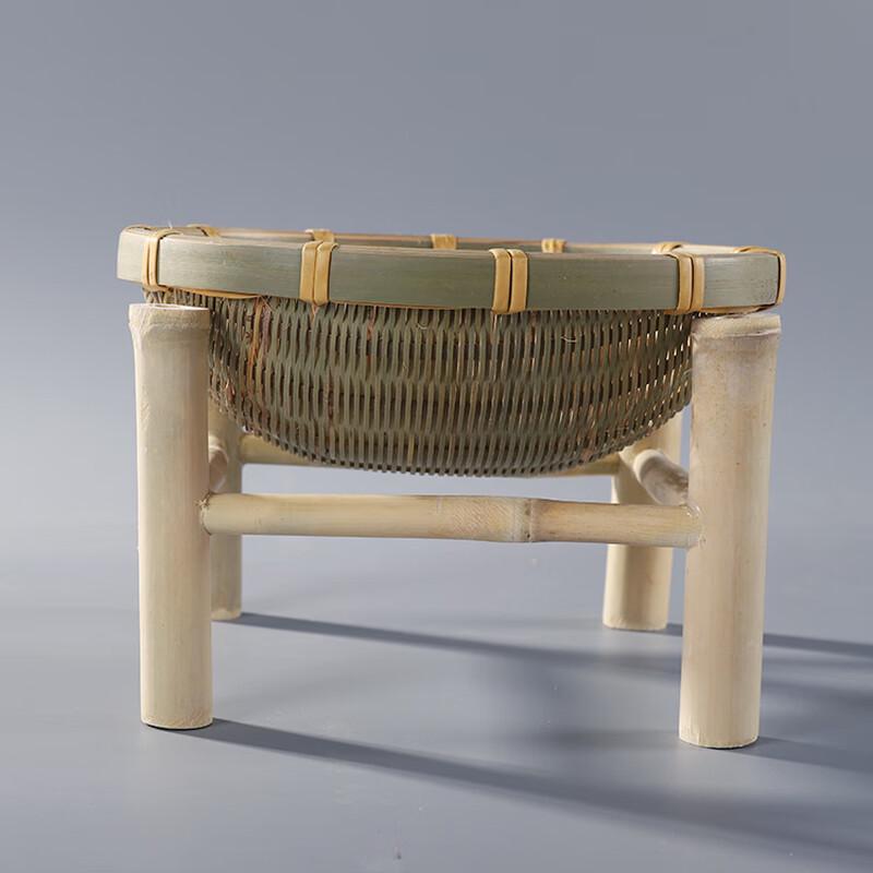 Bambus Gewebtes Tee- und Obstkorb-Set