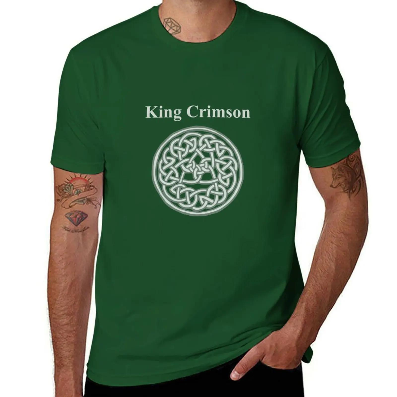 GUOYAN TOP 1982 King Crimson Vintage Discipline Album Promo T-shirt kawaii kleding oversized grafisch t-shirt Blouse goedkope spullen t-shirts mannen S