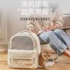 Cat Backpack Space Capsule Winter Cat Bag Going Out Portable Pet Cat Dog Shoulder Carrying School Bag Keep Warm and Anti-Stress