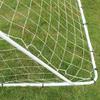 Football goal measuring 243.84cm x 152.4cm x 91.44cm, easy to assemble, complete with net and carry bag, suitable for youth/ adults/ athletes (Blue)
