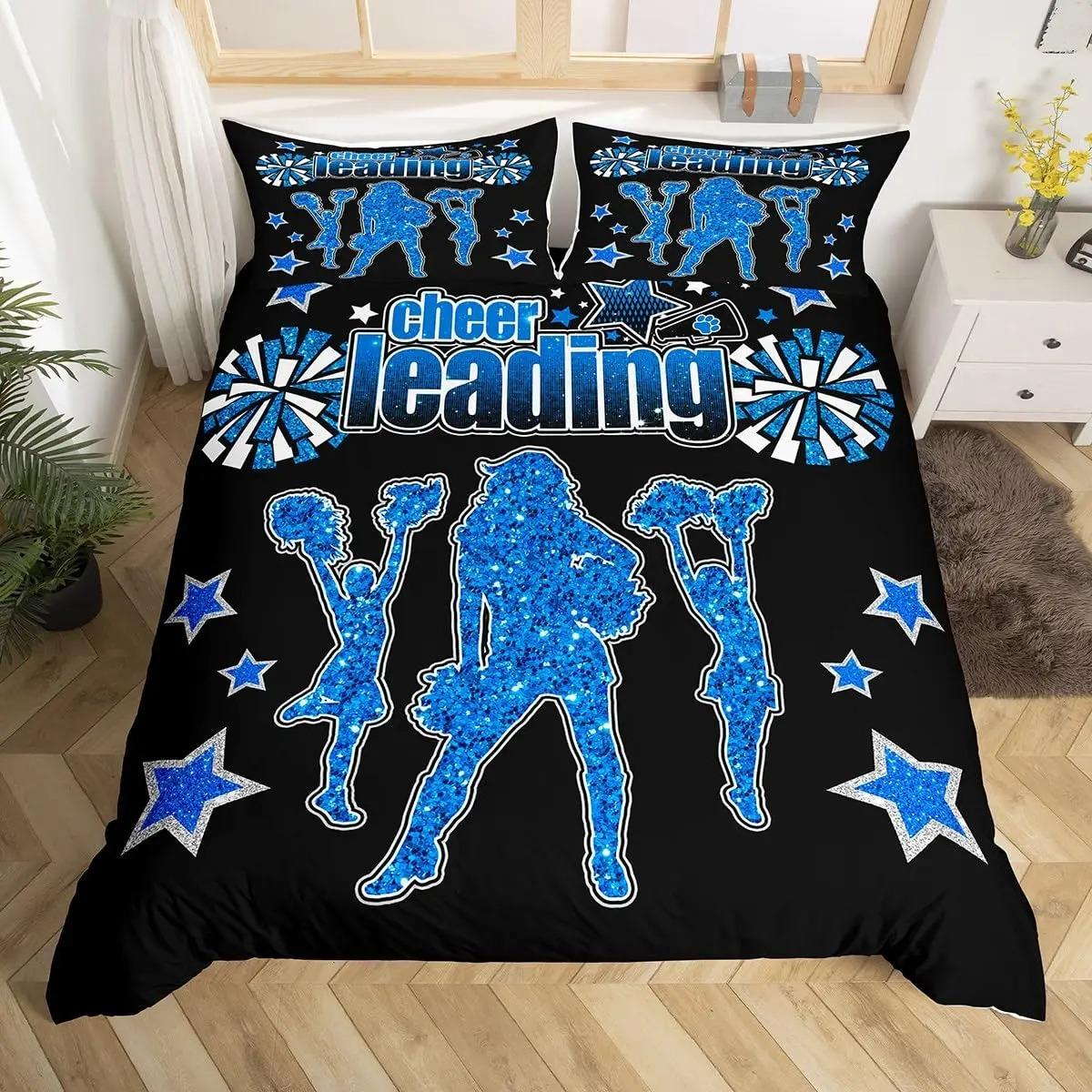 

Постільна білизна для любителів гімнастики та танців King, Силует, Райдужне графіті US Full 200x230cm