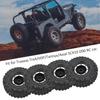 4PCS 1/10 Remote Control Car Hub Tire Set for Traxxas Trx4/HSP/Tamiya Axial SCX10 D90