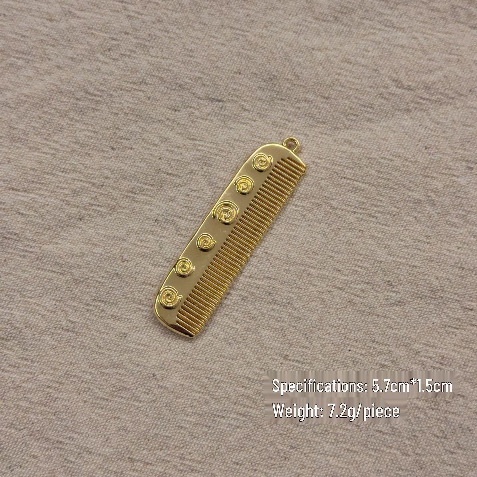 

Multifunctional Korean Blogger Style Alloy Mirror Hair Comb Pendant