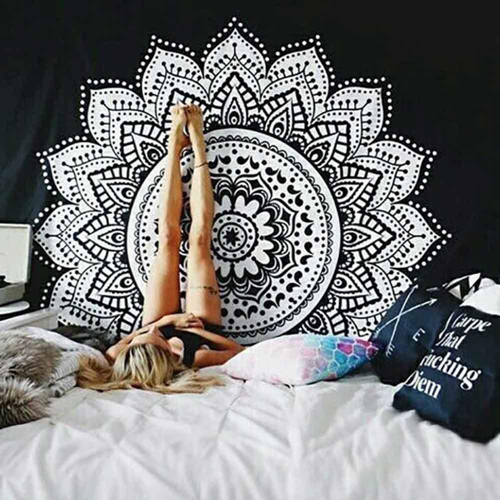 Mandala Style Pattern Printing Hanging Tapestry for Home Decoration