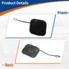 ACROPIX Rear Car Bumper Toe Hook Cover for Mercedes Benz W246 Set of 1 B-Class 2011-2014, Black, A2468851022,