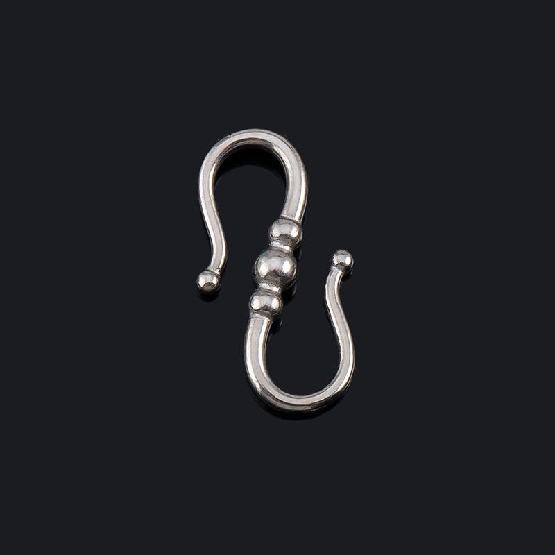 Stainless Steel Hand-Shape Toggle Connectors Diy Jewelry Making Bracelet Clasps Bulk Accessories