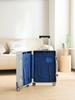 Aluminum-Magnesium Alloy Suitcase with Universal Wheels, 24-Inch Carry-On, Password Lock for Men & Women, Business Travel, 20-Inch Option Available