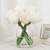 10pcs Simulated Peony Flower Wedding Bouquet Silk Flowers Fake Peony Artificial Peony Silk Flowers Bouquet for Bridal Wedding Floral Home Decoration