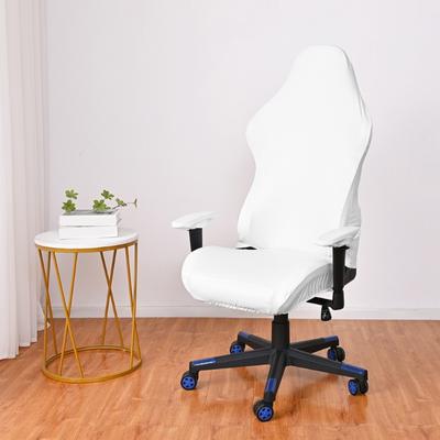 Stretchable PU Gaming Chair Covers with Armrest Protection Sleeves Chair Slipcovers for Office and Home Use
