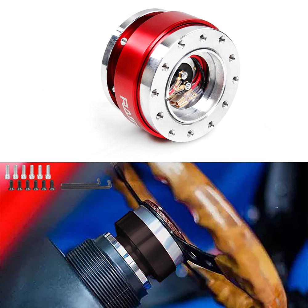 Universal Car Tuning Steering Wheel Snap Off Quick Release Hub Adapter Boss Kit For Steering Wheel PCD-70/75mm QR030