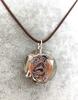 RELIGHT Orgonite Dragon Pendant Necklace In Silver (natural Crystal, Sp-392)