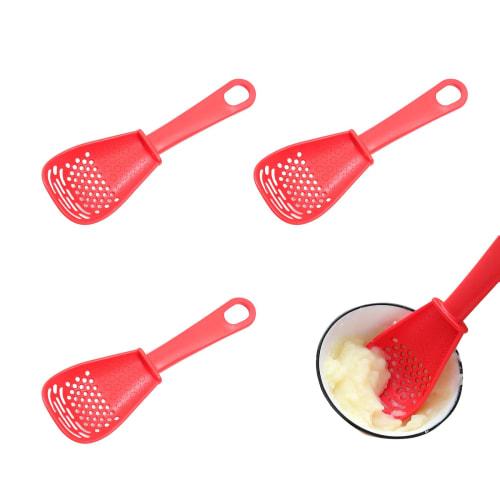 

Картофелемялка Coollooda (Набор из 3 шт.) - Картофелемялка, Овощемялка, Подвесная, Длинная ручка, Можно мыть в посудомоечной машине, Идеально подходит для пюрирования сладкого картофеля, картофеля