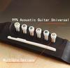 Acoustic Guitar Bridge Pins Miwayer Guitar Parts Real Bone Bridge Pegs with Shell Dot 6pcs