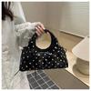 Korean Ballet Style Bow Handbag, High-looking And Light Luxury Shoulder Crossbody Bag